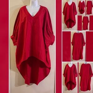 Dolman Sleeve High Low Top